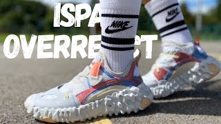 NEW MOST COMFORTABLE NIKE ISPA OVERREACT REVIEW amp ON FOOT  BOTH COLOURWAYS [upl. by Amaso153]