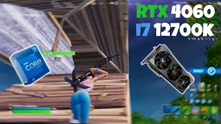 RTX 4060  i7 12700K  Performance Mode  Fortnite [upl. by Karalee744]