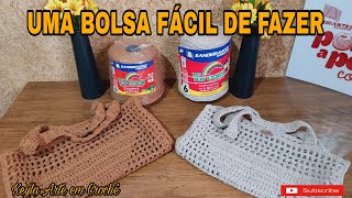 UMA BOLSA FÁCIL DE FAZER [upl. by Olwena]