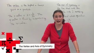 The Vertex And Axis Of SymmetryHD [upl. by Schriever616]