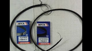 2 new serpentine belts 1997 Protege LX [upl. by Lyred]