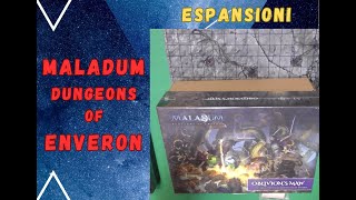 Maladum Dungeons of Enveron  Espansioni [upl. by Gnim]