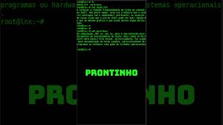 COMO LER ARQUIVOS NO TERMINAL DO LINUX [upl. by Crabb]