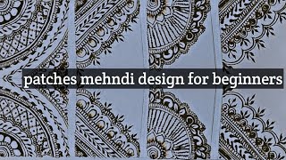 patches mehndi design for beginnershennatattoo hennadesign henna mehandi mehndidesign hennaart [upl. by Jeremiah]