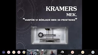 Kramers mekaniska om additiv tillverkning [upl. by Ydneh471]