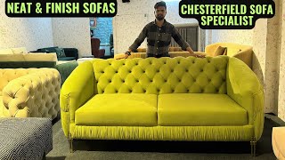 Luxurious Chesterfield Sofa and Bed at Wholesale Price from Chesterfield Specialist  Neat an Finish [upl. by Lucic]