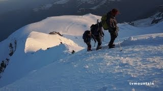 3 MontBlanc 2013 voie normale Refuge du Goûter sommet du MontBlanc montagne alpinisme [upl. by Buroker345]