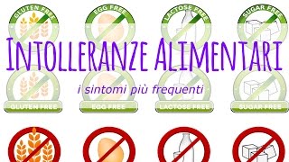 I sintomi più frequenti delle intolleranze alimentari [upl. by Assele139]