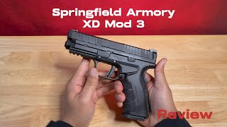 Springfield Armory XD Mod 3 9mm  Review and Range Footage [upl. by Eioj]