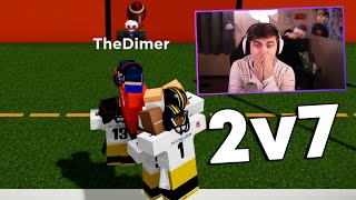 2 VS 7 IN FOOTBALL FUSION 2 Football Fusion 2 Funny Moments [upl. by Albertine]