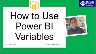 How to use Power BI variables  Variables in Power BI [upl. by Kuhn]