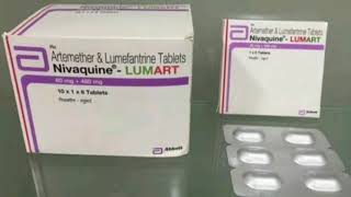 Nivaquine LUMART tablets Artemether amp Lumefantrine Tablets [upl. by Sonafets]