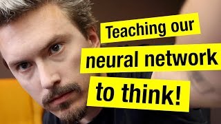 Teaching our neural network to think  Lets code a neural network in plain JavaScript Part 2 [upl. by Ugo]