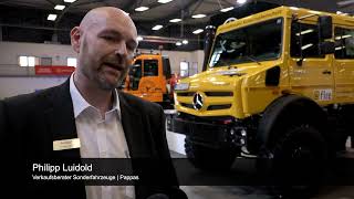 Unimog und Atego auf der Feuerwehrmesse Signal112 in Oberwart  MercedesBenz Trucks [upl. by Abeu]