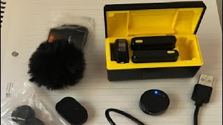 Rythflo Wireless Lavalier Microphone for iPhone Android with Lightning USB C Review [upl. by Refeinnej735]