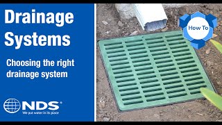 How to Choose the Right Landscape Drainage System for Stormwater Runoff  NDS Yard Drainage Systems [upl. by Okimuk]