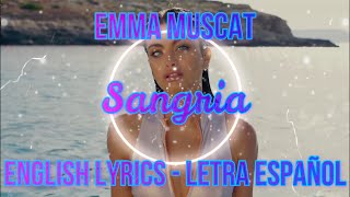 SANGRIA  Emma Muscat feat Astol  ENGLISH LYRICS  LETRA ESPAÑOL  TESTO [upl. by Janessa845]