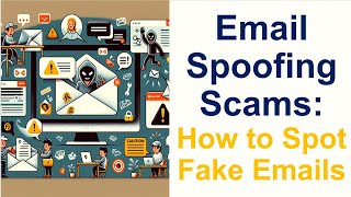 Email Spoofing Scams How to Spot Fake Emails  Cyber Crimes  Cyber Scams  Cyber Frauds [upl. by Yasdnyl]