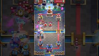 Sparky amp Goblin Hut vs Tombstone amp Ginat satisfying clashroyale [upl. by Nahtnoj]