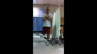 Prehabilitation  Bulgarian Split Squat with TheraBand [upl. by Mouldon]