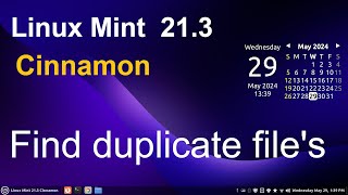 Linux Mint 213  Cinnamon  Tool to Find Duplicate File Names [upl. by Had783]