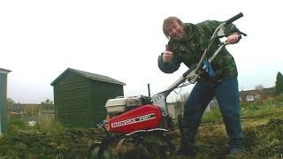 Allotment Day 7  Rotavator Antics [upl. by Anigriv]