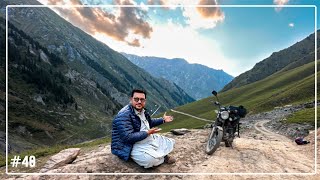 Hidden Paradise Between Kashmir and Astore Valley Border Story 40  Solo Bike Tour  YK TRAVEL VLOG [upl. by Oakleil159]