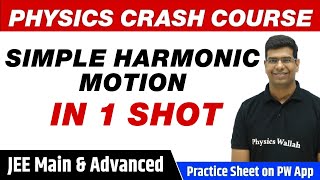 SIMPLE HARMONIC MOTION in One Shot  All Concepts amp PYQs  Class 11  JEE Main amp Advanced [upl. by Einobe]