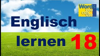 Englische Wörter MiniLektion 18 Kurze Sätze Englisch amp Deutsch [upl. by Gal]