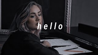 Adele  Hello 𝙨𝙡𝙤𝙬𝙚𝙙 𝙉 𝙧𝙚𝙫𝙚𝙧𝙗 [upl. by Annola]