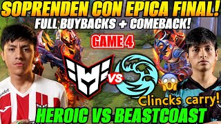 😲Heroic vs Beastcoast Game 4 Bo5 GRAN FINAL🏆Parker SF vs Payk Clincks  ESL One Bangkok 2024 [upl. by Nylirrehs]