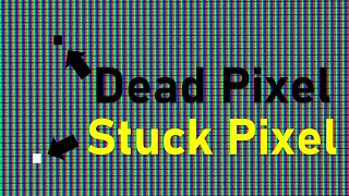 ⬛️ ⬜ Dead Pixel Vs Stuck Pixel  How to Fix Explained [upl. by Alick]