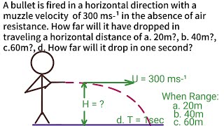 Projectile Motion question 1 [upl. by Aitahs]