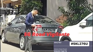 20Jun2024 Duxton Road SJK276U volvo s60 reversed into parked nissan qashqai SLG4639C [upl. by Ybeloc]