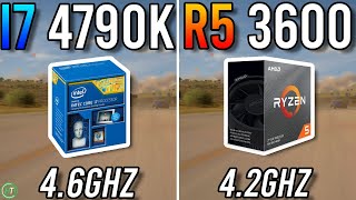 Intel i7 4790k OC vs Ryzen 5 3600  Big Difference [upl. by Antonella528]