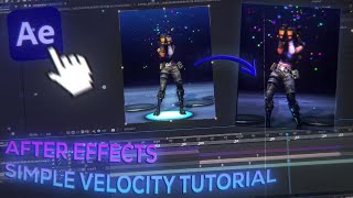 Simple Velocity Edit Tutorial After Effects [upl. by Dionysus]