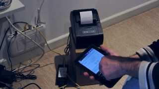 Android POS Printer Driver on Network Printer  First Test [upl. by Manuel]