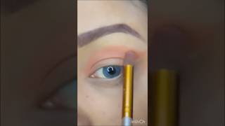 Blue eye shadow look  makeup smokyeyeshadow eyemakeup makeuptutorial [upl. by Pollack906]