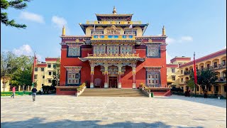 SHECHEN MONASTERY  QUICK VISIT  BOUDHA  KATHMANDU  NEPAL [upl. by Irfan]