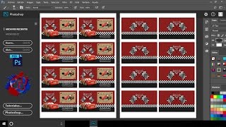 Como Crear Plantilla para Imprimir Tarjetas de Presentación RGB o CMYK con Photoshop [upl. by Eimor]