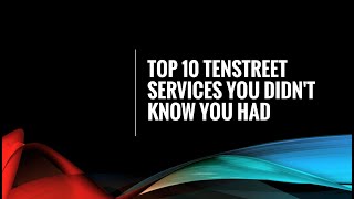 Top 10 Tenstreet Services You Didnt Know You Had [upl. by Grey56]