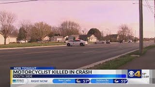 Motorcyclist killed in crash on south side of Indianapolis [upl. by Gadmann202]