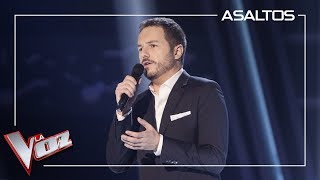 Ángel Cortés canta Torna a surriento  Asaltos  La Voz Antena 3 2019 [upl. by Etnad334]