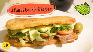 Sandwich de Platano frito Jibarito [upl. by Strickland192]