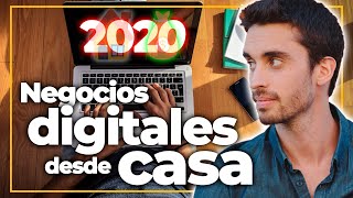 5 Negocios Digitales Fáciles que yo Empezaría en 2020 todos se pueden empezar desde casa [upl. by Eisele864]