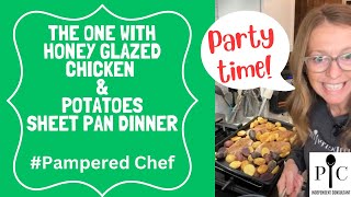 Pampered Chef Cooking Demo  Sheet Pan Dinner cookingchannel sheetpandinner pamperedchef red [upl. by Dyanna16]