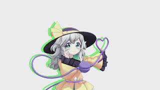 Touhou MMD Koishi dancing to Doodle Song [upl. by Gillman460]