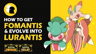 How to Get FOMANTIS amp Evolve Into LURANTIS Pokemon Scarlet and Violet [upl. by Rurik940]