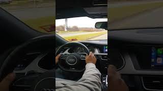 Audi S4 Launch amp Supercharger Whine [upl. by Sleinad]