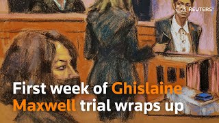 First week of Ghislaine Maxwell trial wraps up [upl. by Nella325]